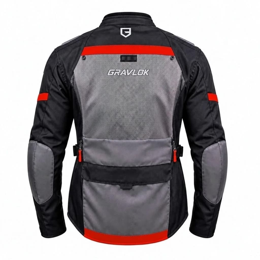 Gravlok Premium 3 Season Jacket Red — back view