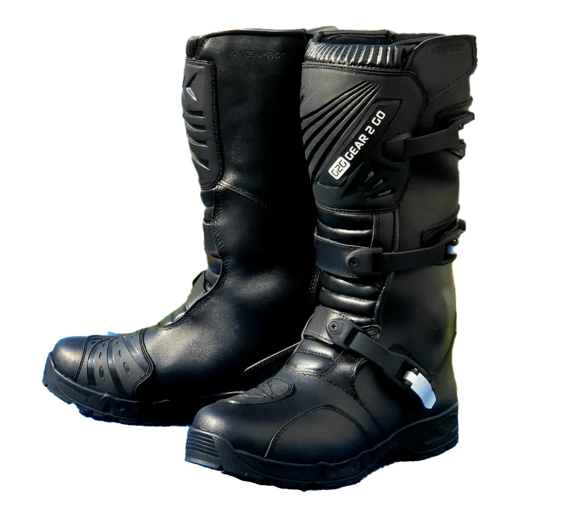 Black Long Adventure Biking Shoe
