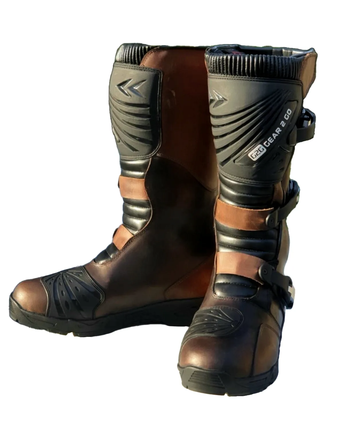 Brown Long Adventure Biking Shoe